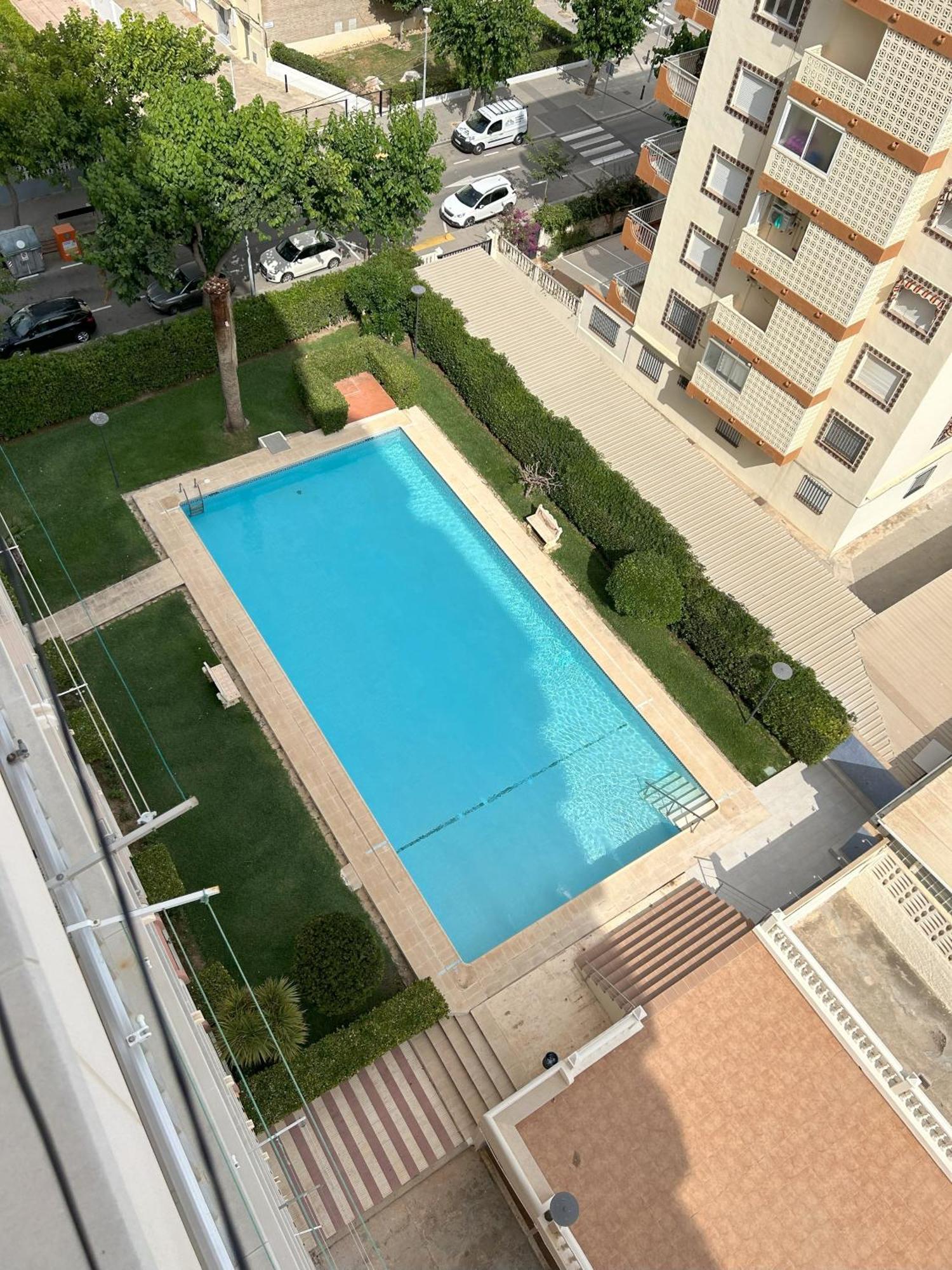 Apartamento Gandia Playa 150M Playa Con Parking Privado Y Piscina Playa de Gandia Extérieur photo